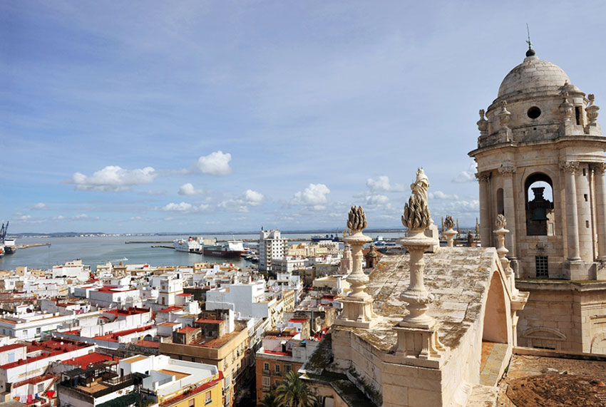 Vistas de La ciudad de Cádiz